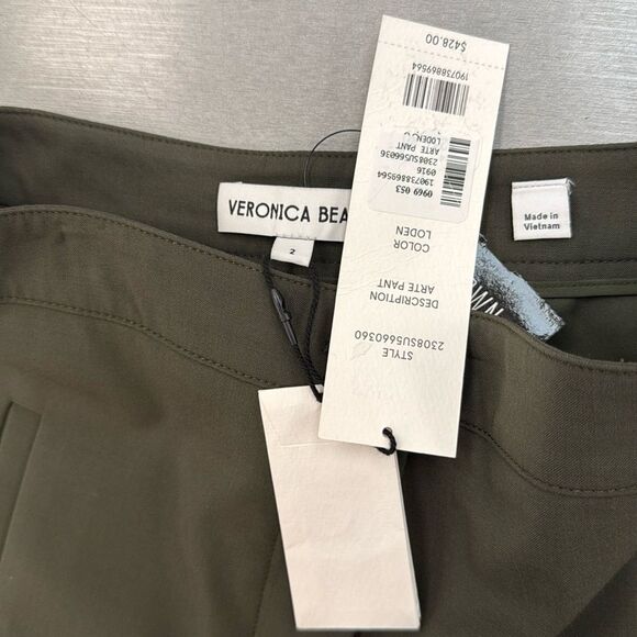 Veronica Beard forest green dress pants 2 NWT - Picture 4 of 8